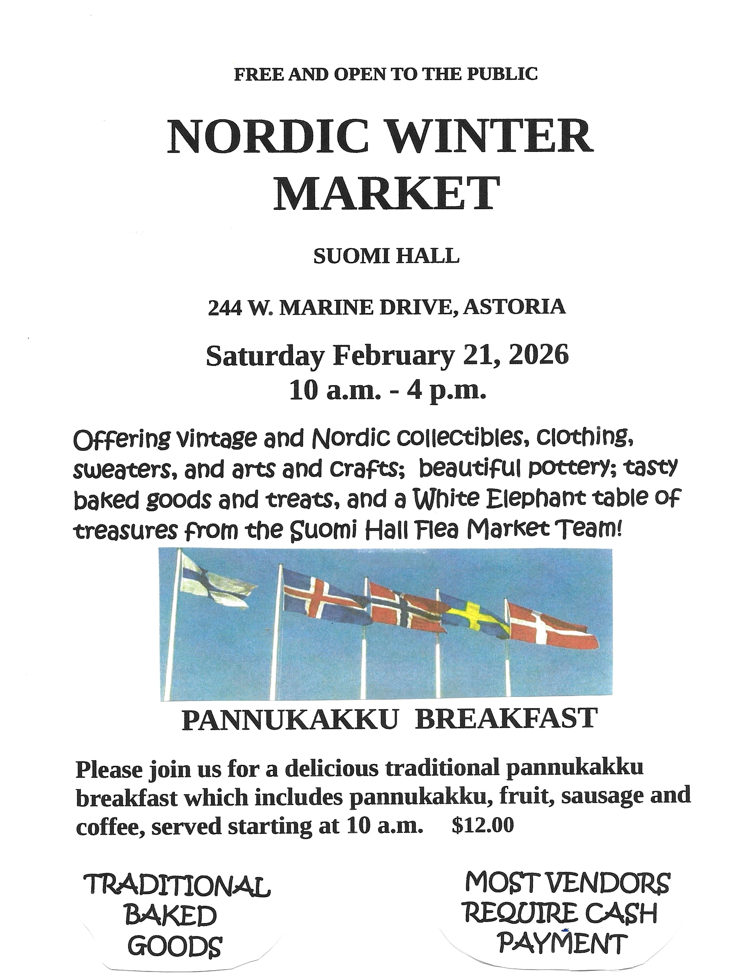 Winter Nordic Market Event poster